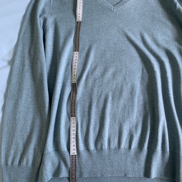 Mens M Banana Republic Baby Blue V Neck Sweater - Picture 5 of 6